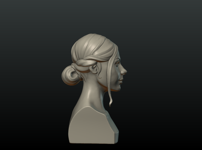 Girls Head 3D Print 212018