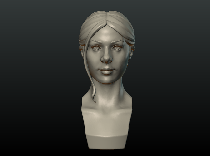 Girls Head 3D Print 212019