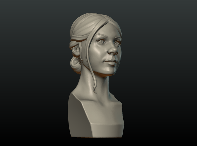 Girls Head 3D Print 212020