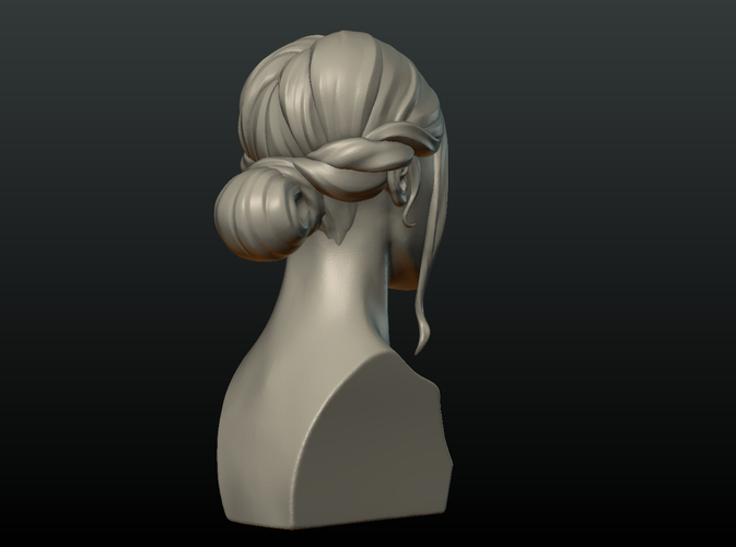 Girls Head 3D Print 212021