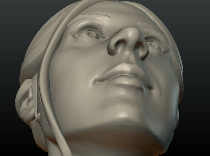 Girls Head 3D Print 212029