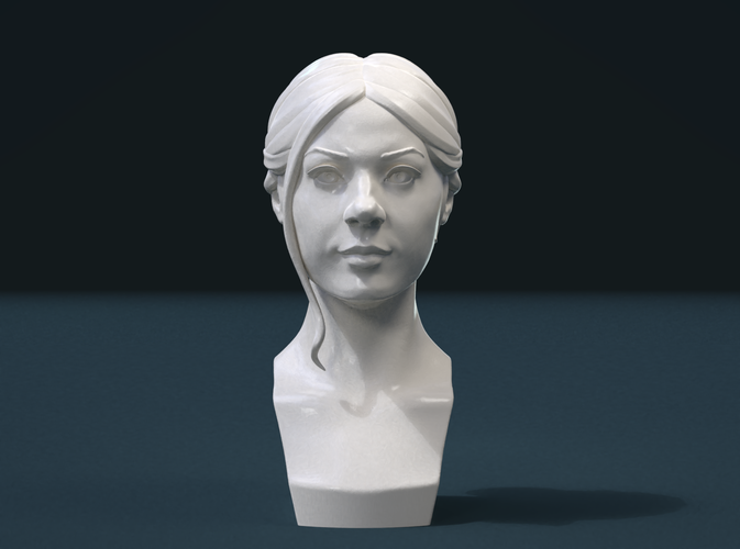 Girls Head 3D Print 212036