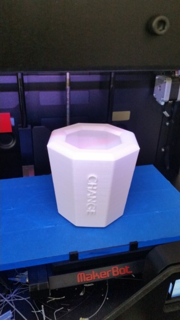 Octagon Change Holder