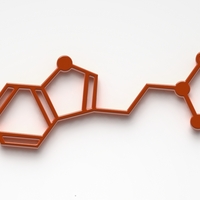 DMT Molecule Earings/Neclace - Thumbnail 2
