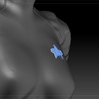 Borg Implants of Seven of Nine. Jeri Ryan. Star Trek - Thumbnail 4