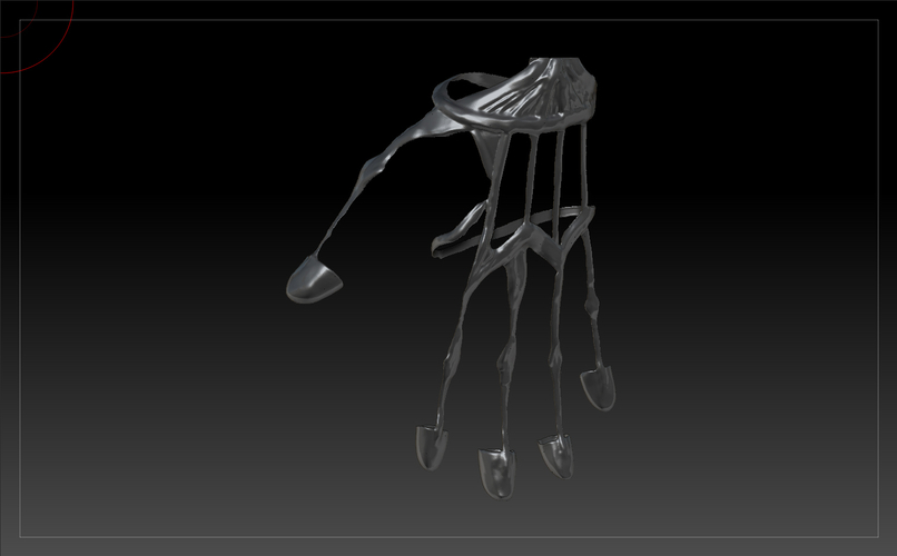 Borg Implants of Seven of Nine. Jeri Ryan. Star Trek 3D Print 212363