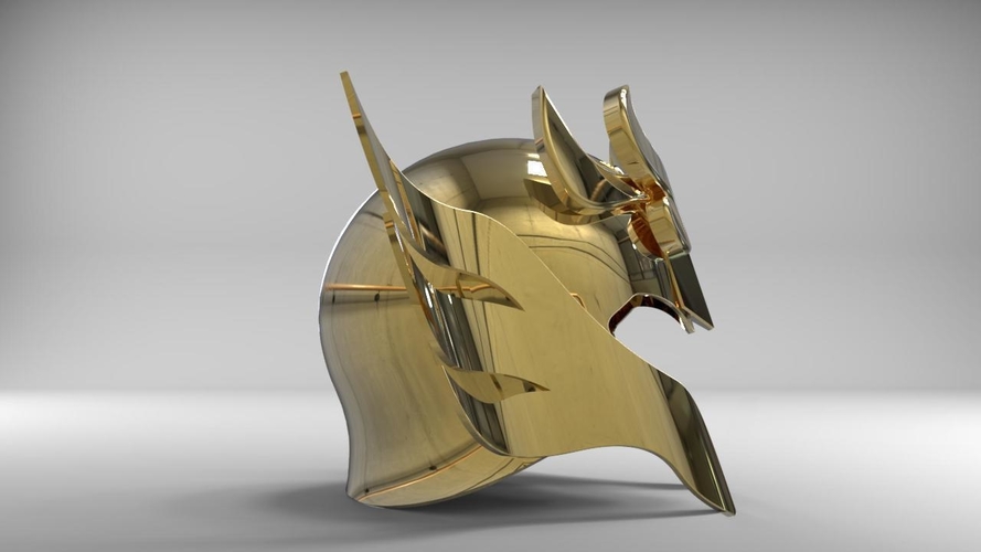 Libra helmet from Saint Seiya 3D Print 212380
