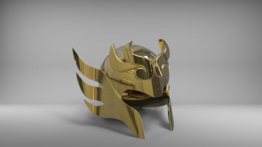 Libra helmet from Saint Seiya 3D Print 212381