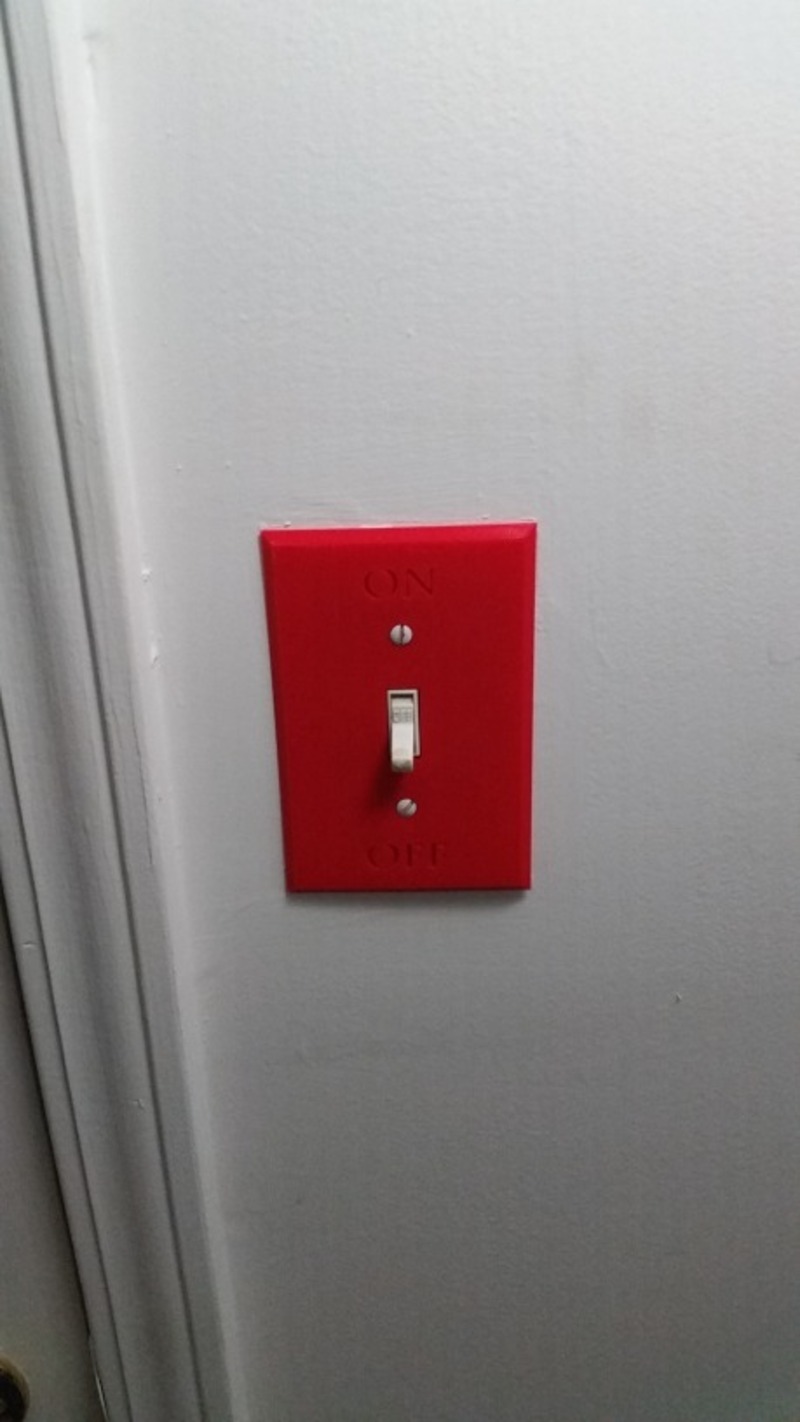 ON/OFF Wall Plate for Light Switch