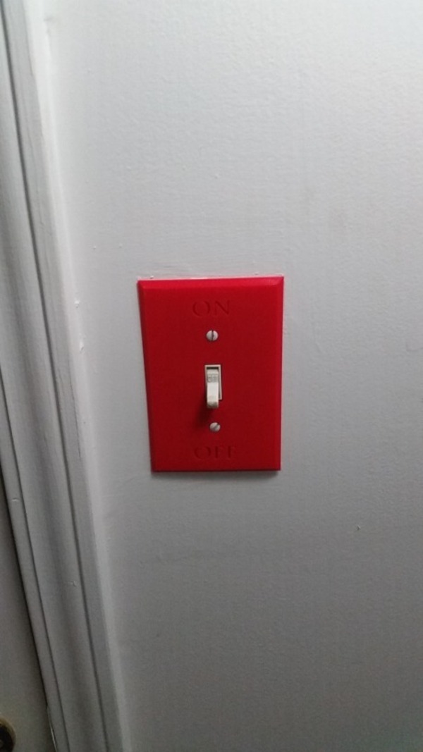 ON/OFF Wall Plate for Light Switch