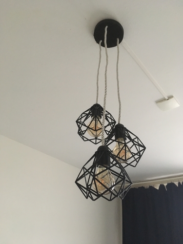 Wire lamp shade 3D Print 212408