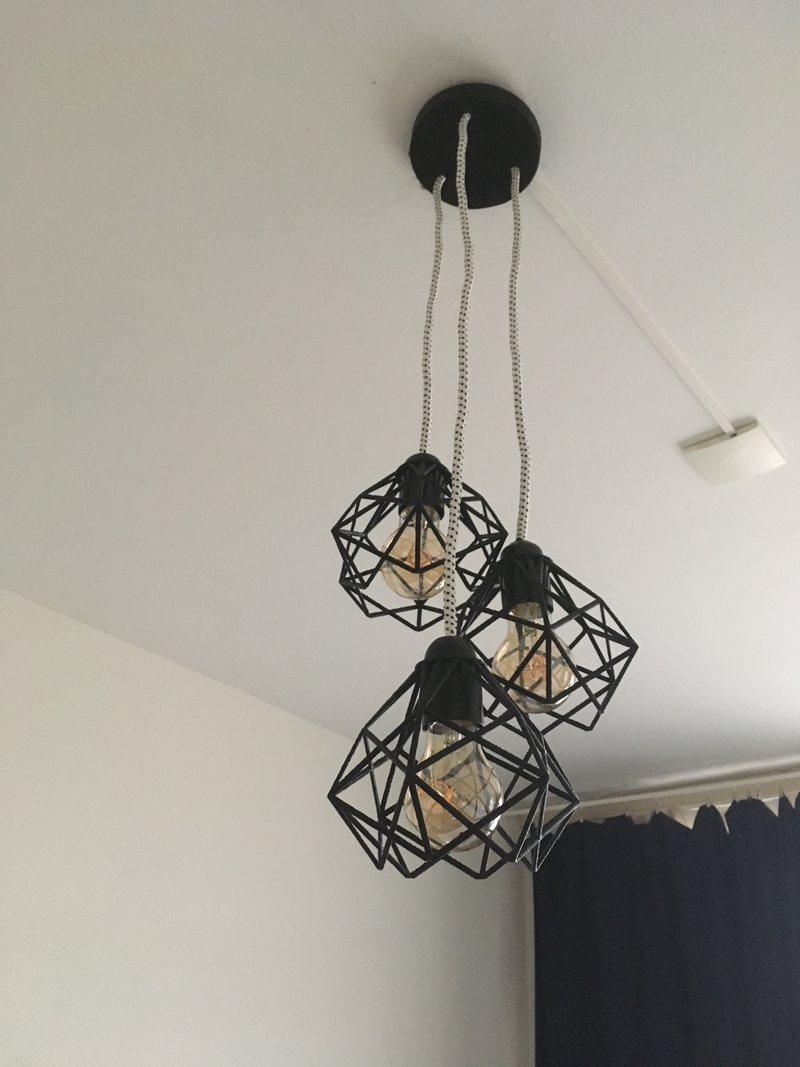 Wire lamp shade