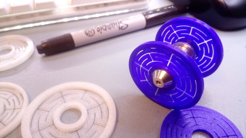 Drag-Knife Mount via Diaphragm Flexure