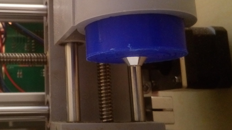 Drag-Knife Mount via Diaphragm Flexure 3D Print 212450