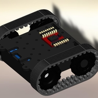 ZUMO chassis + d.c. Motor Driver + RoboGuts™ + PICAXE 28X2 - Thumbnail 4