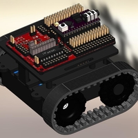 ZUMO chassis + d.c. Motor Driver + RoboGuts™ + PICAXE 28X2 - Thumbnail 6