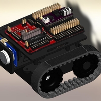 ZUMO chassis + d.c. Motor Driver + RoboGuts™ + PICAXE 28X2 - Thumbnail 7