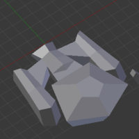 Tiny Low-Poly Space Ship Tokens - Full Set - Thumbnail 2