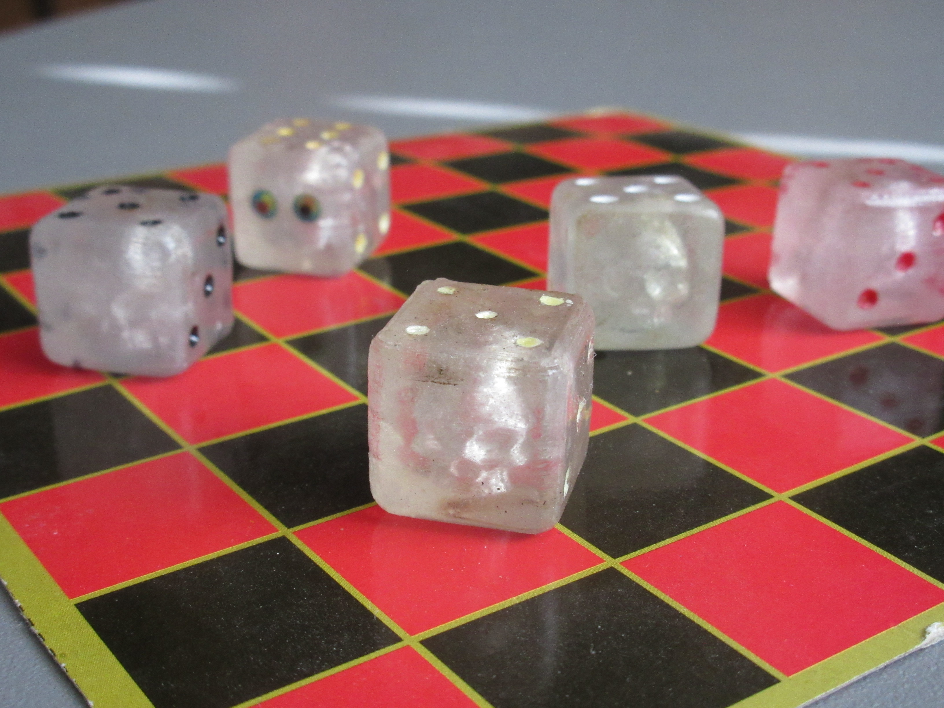 3D Printed Game Dice  : 2219 Dice Game 3D Models.