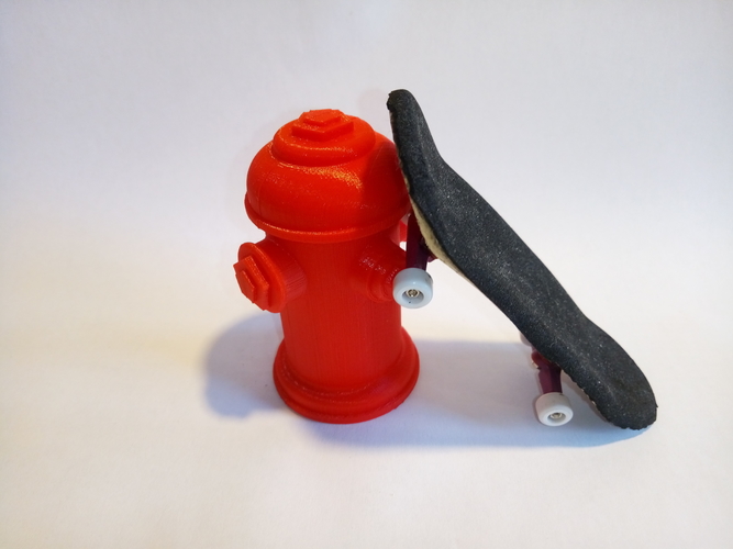 Fingerboard Fire Hydrant 3D Print 212595