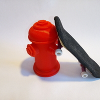 Small Fingerboard Fire Hydrant 3D Printing 212595