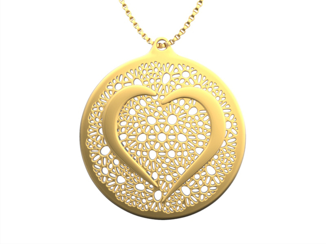 Necklace Love Heart