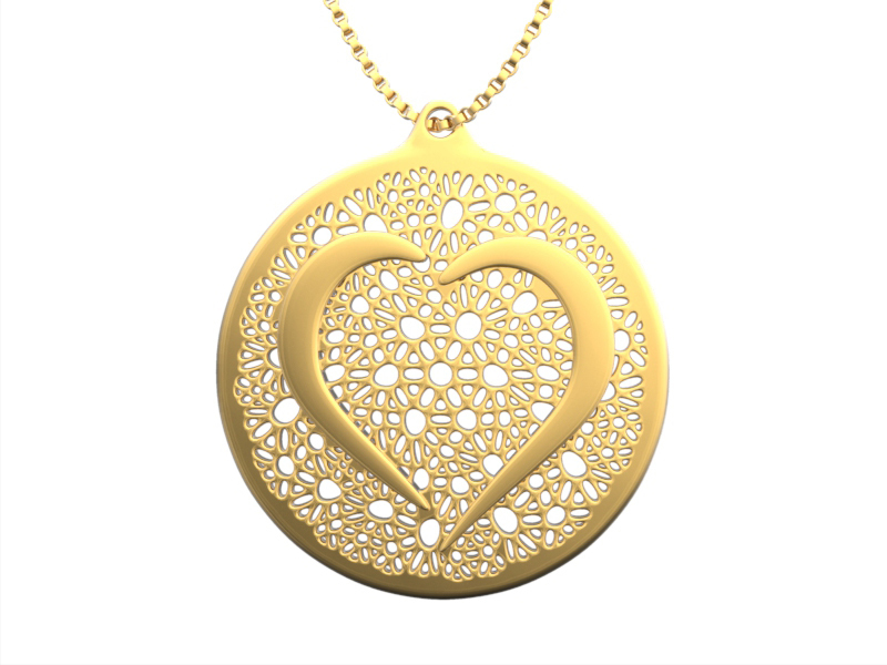 Necklace Love Heart