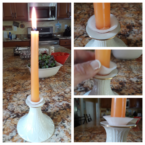   Flexible Candle Drip Catcher aka Bobeche 3D Print 212622