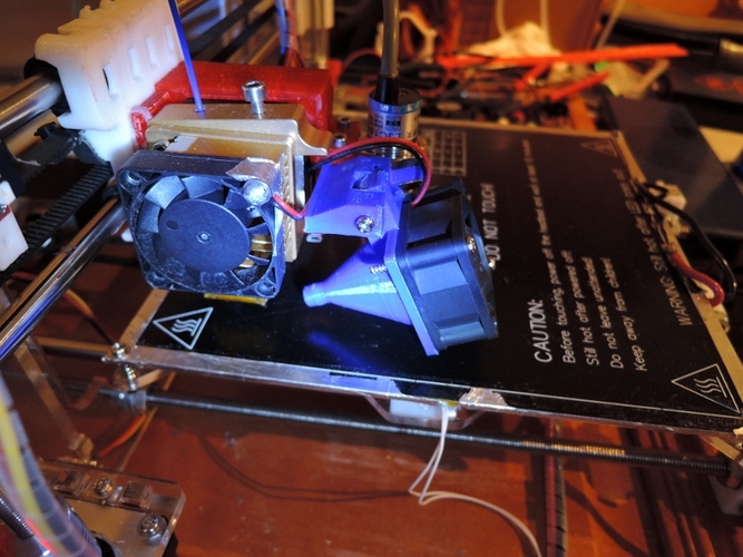 Sintron MK8 Extruder Z-Sensor and Cooling Fan bracket 3D Print 21273