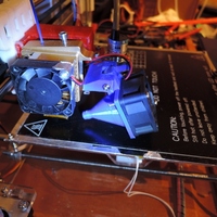 Sintron MK8 Extruder Z-Sensor and Cooling Fan bracket - Thumbnail 2