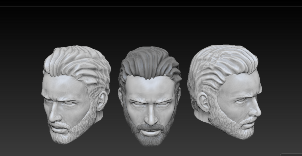 Head Steve Rogers (Infinity War ver.) 3D Print 212731