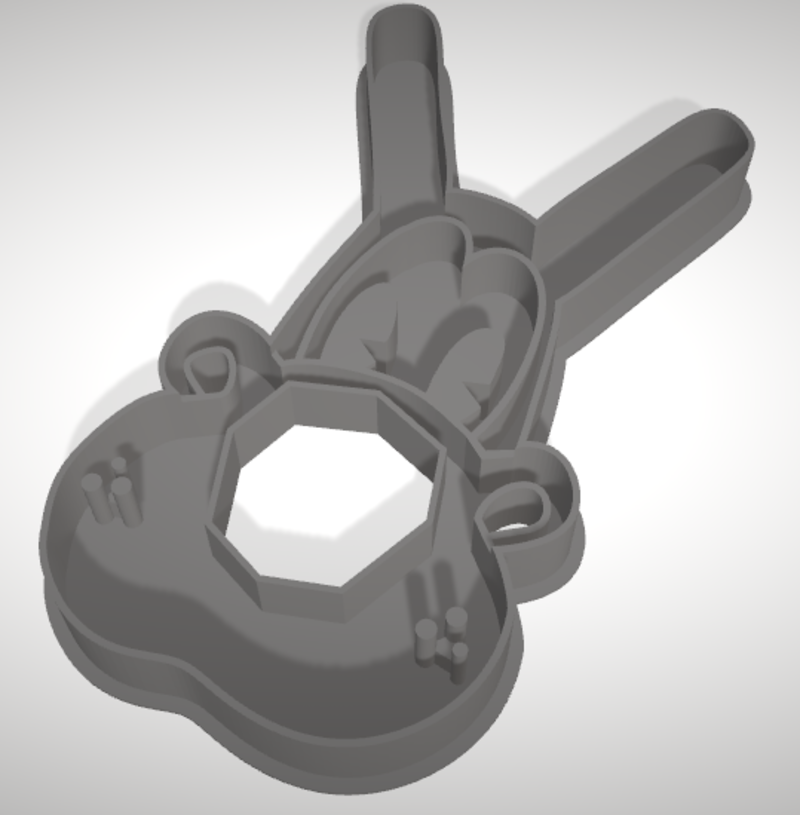 BORIS (from BENDY) COOKIE CUTTER