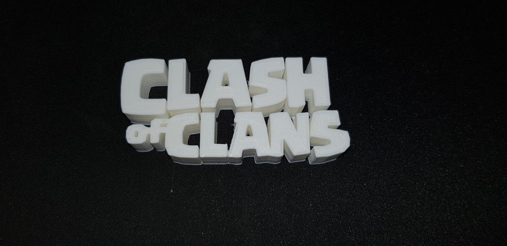 Clash of Clans Logo  3D Print 212914