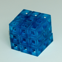 Small Four Piece 3x3x3 Puzzle 3D Printing 212915