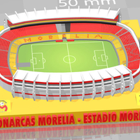 Small Monarcas Morelia - Estadio Morelos 3D Printing 212963
