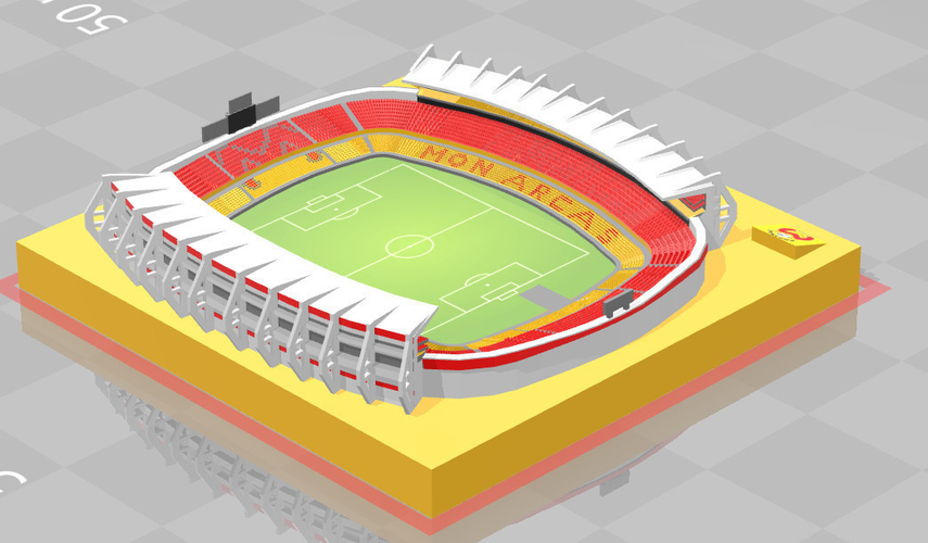 Monarcas Morelia - Estadio Morelos 3D Print 212964