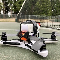 Birdbone ABS1-4DC 180mm Mini-Quad Frame - Thumbnail 2