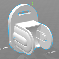 The base of the holder for the shower head. - Thumbnail 1