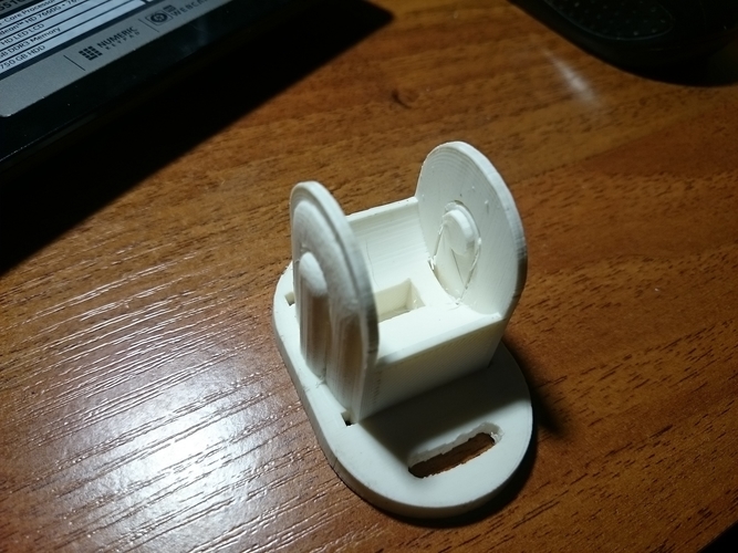 The base of the holder for the shower head. 3D Print 212994
