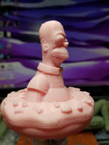 Homer Simpson Holder for tablet pens 3D Print 213007