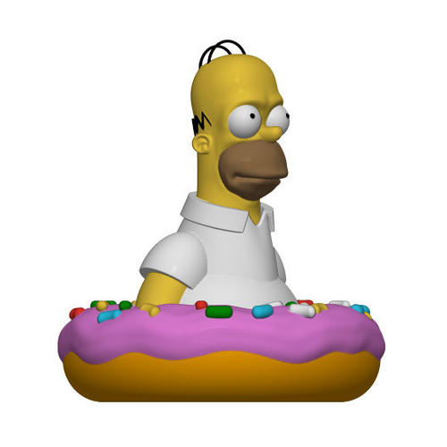 Homer Simpson Holder for tablet pens 3D Print 213009
