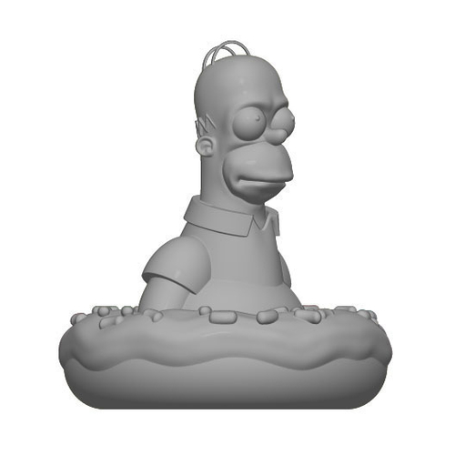 Homer Simpson Holder for tablet pens 3D Print 213010