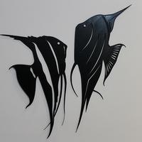 ANGEL FISH WALL ART \ DECOR - Thumbnail 1
