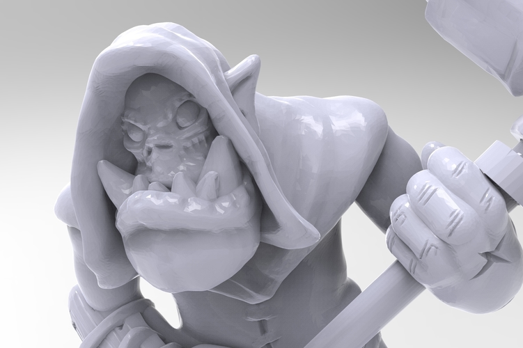 Skull Crushing Orc 3D Print 213101