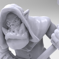 Small Skull Crushing Orc 3D Printing 213101