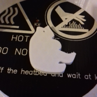 Bear Silhouette Key Chain - Thumbnail 2