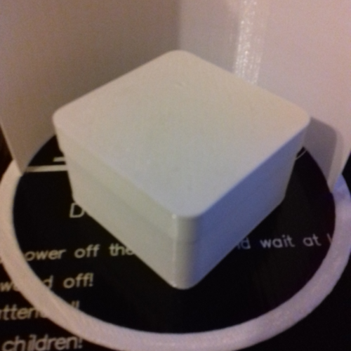 Square Shaped Box Rounded - Small 3D Print 213107