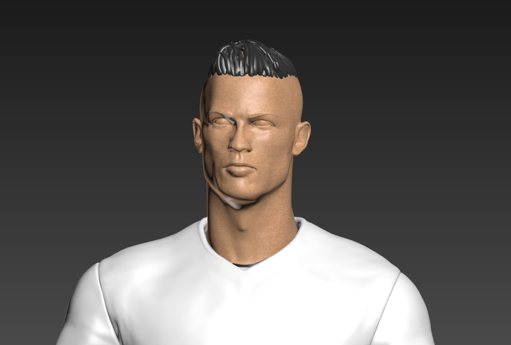 Cristiano Ronaldo V2 3D Print 213199