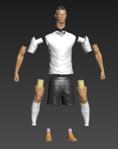 Cristiano Ronaldo V2 3D Print 213201