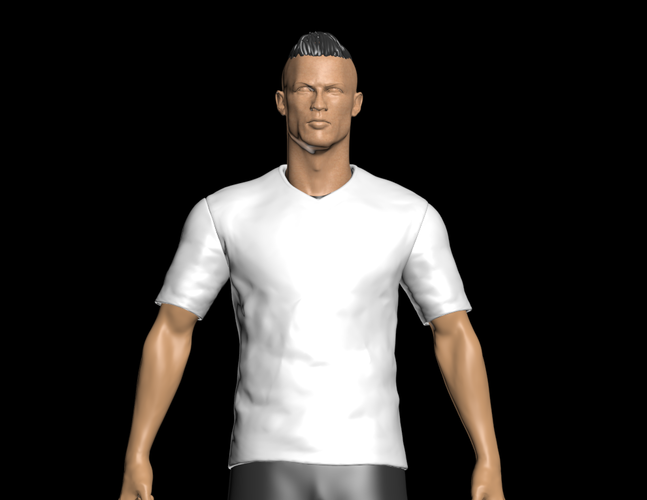 Cristiano Ronaldo V2 3D Print 213203